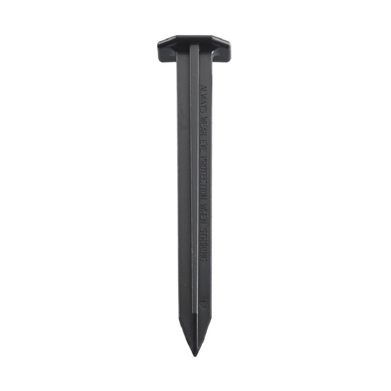 Black Heavy Duty Polypropylene Garden Stakes Set of 12