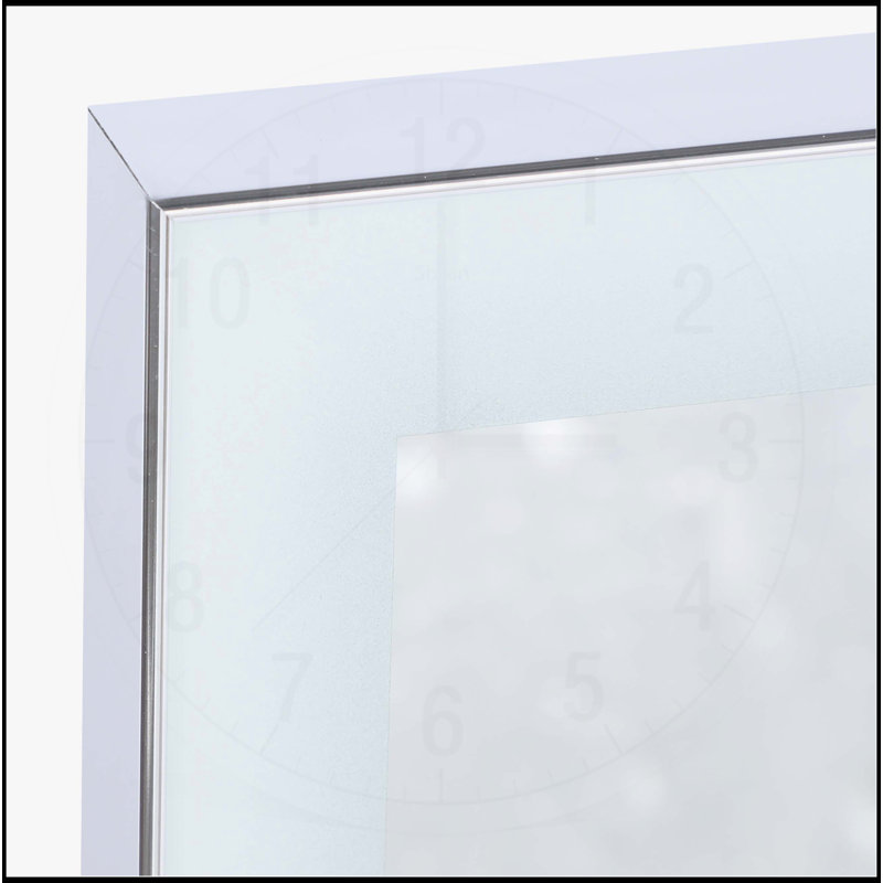 48*32in LED Framed Bathroom Vanity Mirror