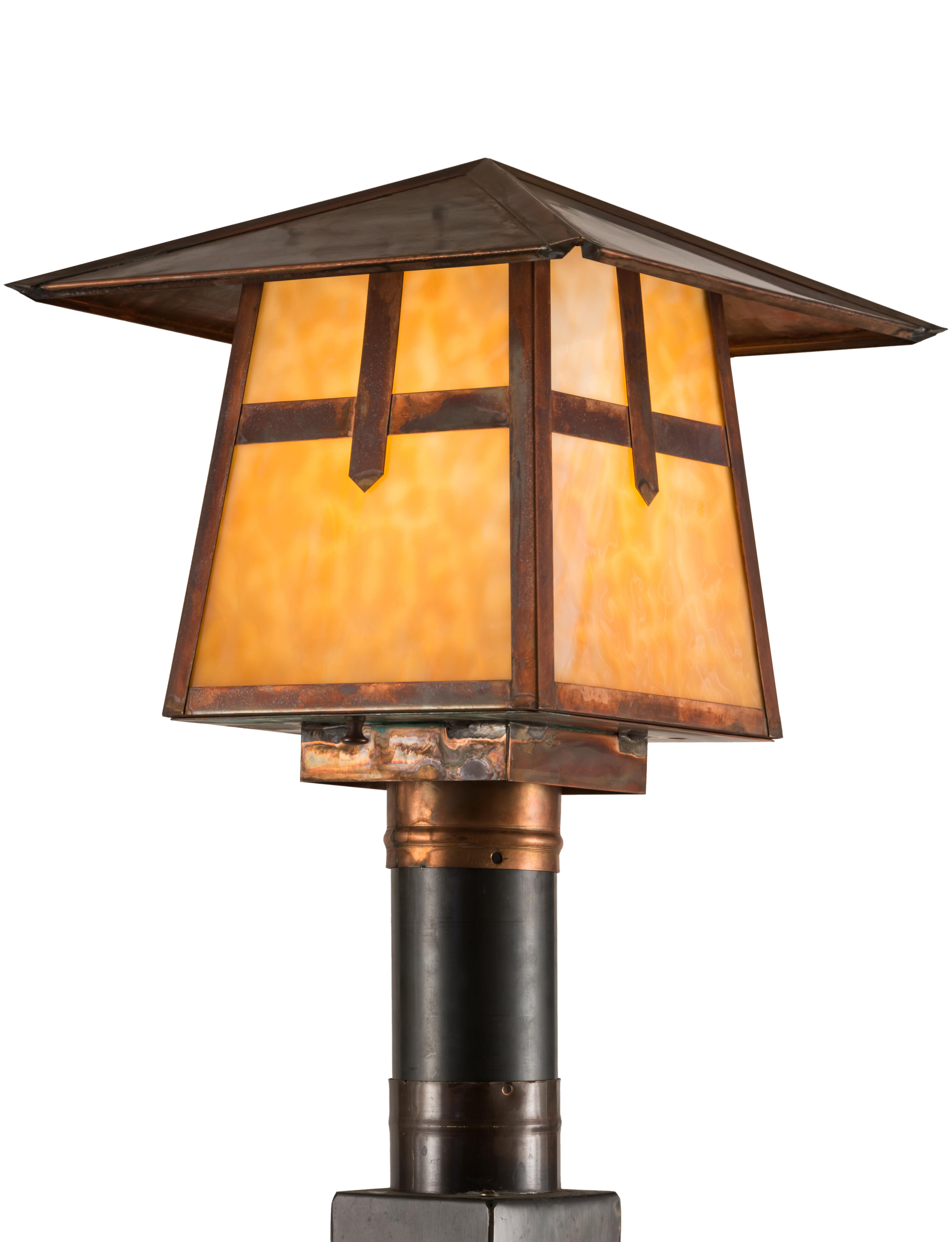 Arroyo Craftsman Mission 1 - Light 7'' Outdoor Post Light