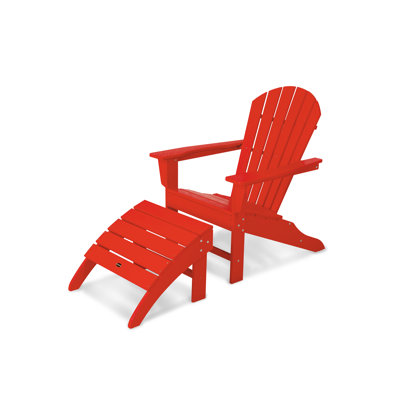 POLYWOOD South Beach Adirondack 2-Piece Set