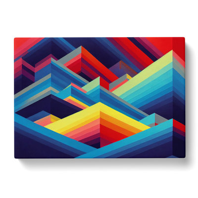 Uplifting Abstract Art - Wrapped Canvas