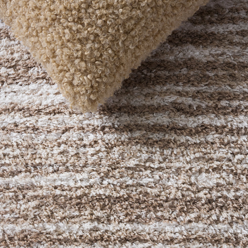 Atlantis Shag 104 Performance Abstract Rug, 5'-3" X 7'-6" Rectangle