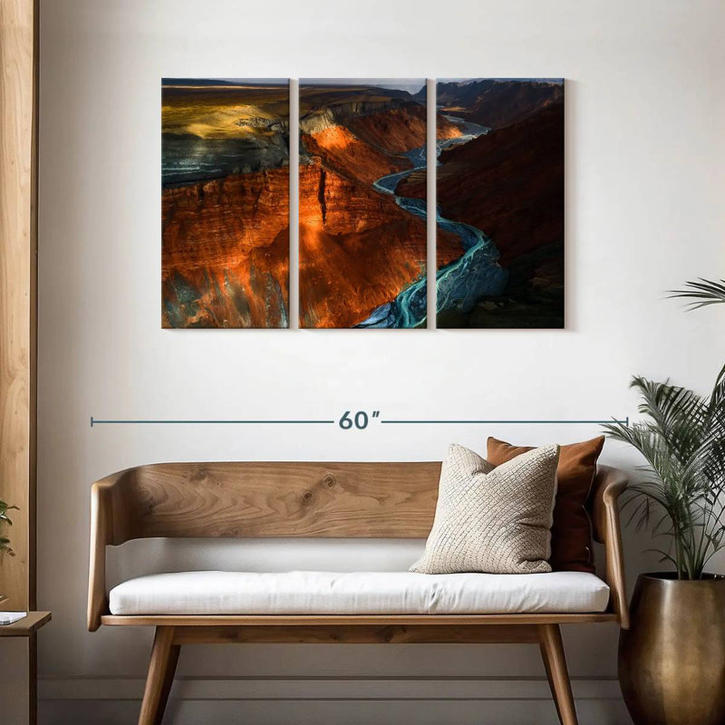 Point de vue d'Alvord Grand Canyon, H 28 po x l 45 po