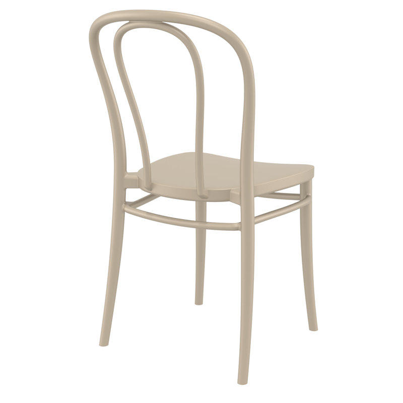 Chaise d'appoint de salle à manger Farrah, Taupe