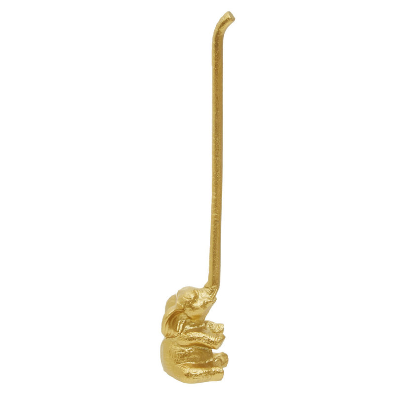 Eliann Free Standing Toilet Paper Holder, Gold