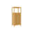 Bamboo Bathroom Storage Cabinet With Magnetic Doors And Shelves