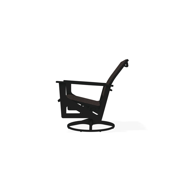 Wexler Outdoor Swivel Lounge Chair, Graphite, James