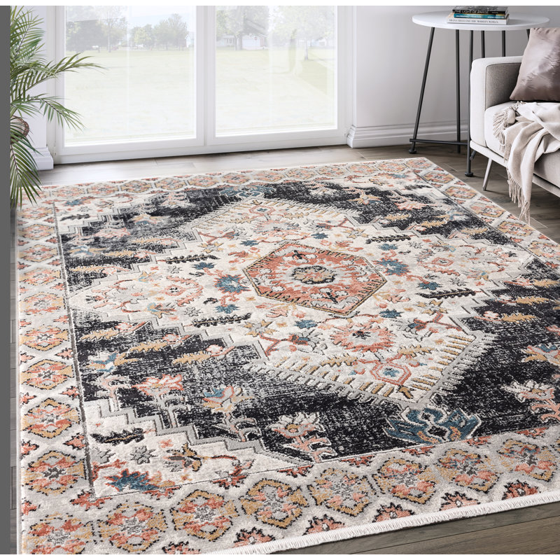 Etto Oriental Indoor Rug, Rectangle 2' x 3'