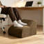 Repose-pieds ergonomique en mousse à mémoire de forme, antidérapant et conçu pour soulager les douleurs au dos et aux hanches. Idéal sous le bureau. Sa forme courbée et ses bords courbés assurent une protection optimale contre les maux de dos et les hanches.-232796746