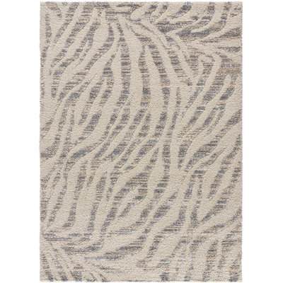 Animal Print Shag Area Rug
