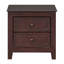 Table de chevet 2 tiroirs Mid-Century-571566539
