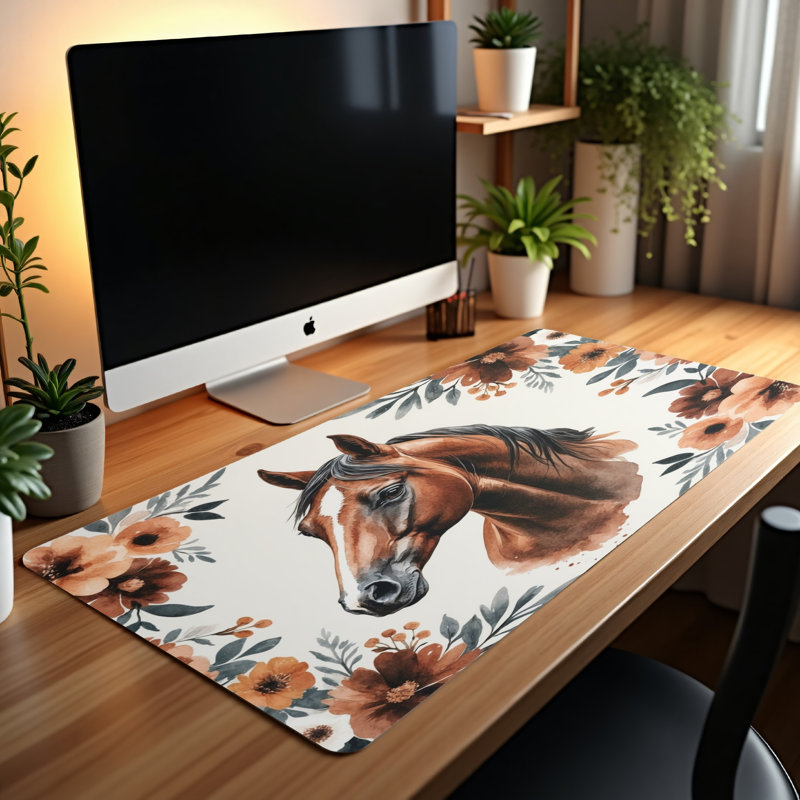 Polyester Desk Pad, 14.4x12.1