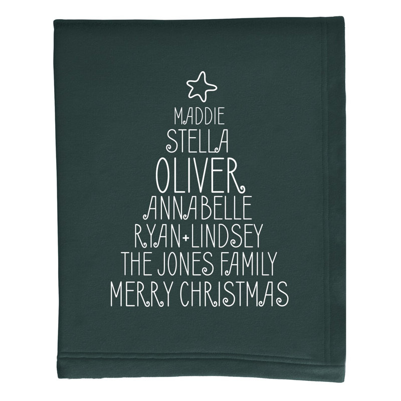 Hand Woven Throw Blanket, Green