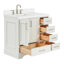 Meuble-lavabo simple avec plateau Abshire 37-93359452