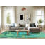Tapis turquoise lavable à la machine Abstract 5379-520494326