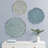 Textured Feather 3-Piece Metal Disc Wall Decor Set-1340092394