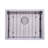 Topcraft Undermount 18 Gauge T304 Stainless Steel Kitchen Sink Single Bowl-89500271