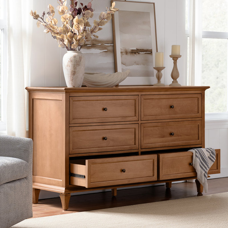 Commode 6 tiroirs Arthelia, Teck