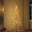 Wooden Christmas Tree with Stand Brown Bamboo-1332313354