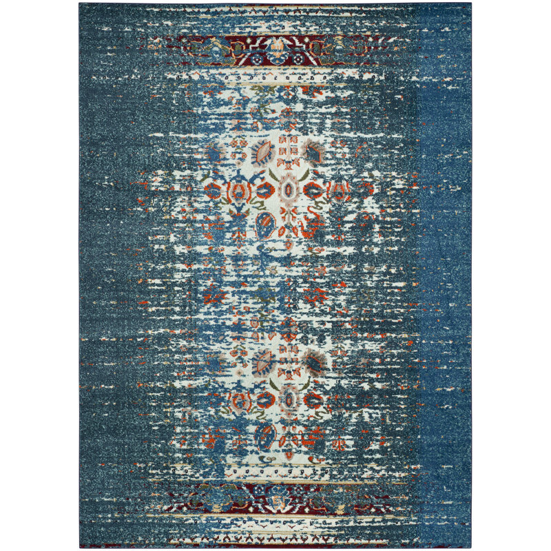 Amico Performance Abstract Rug, Rectangle 3' x 5'
