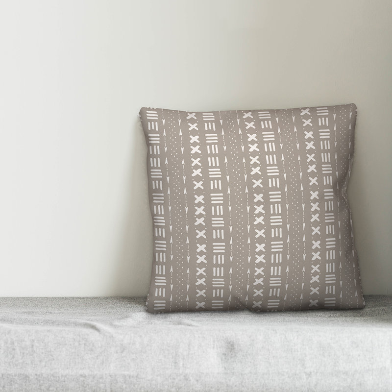  Tribal Square Pillow Cover & Insert