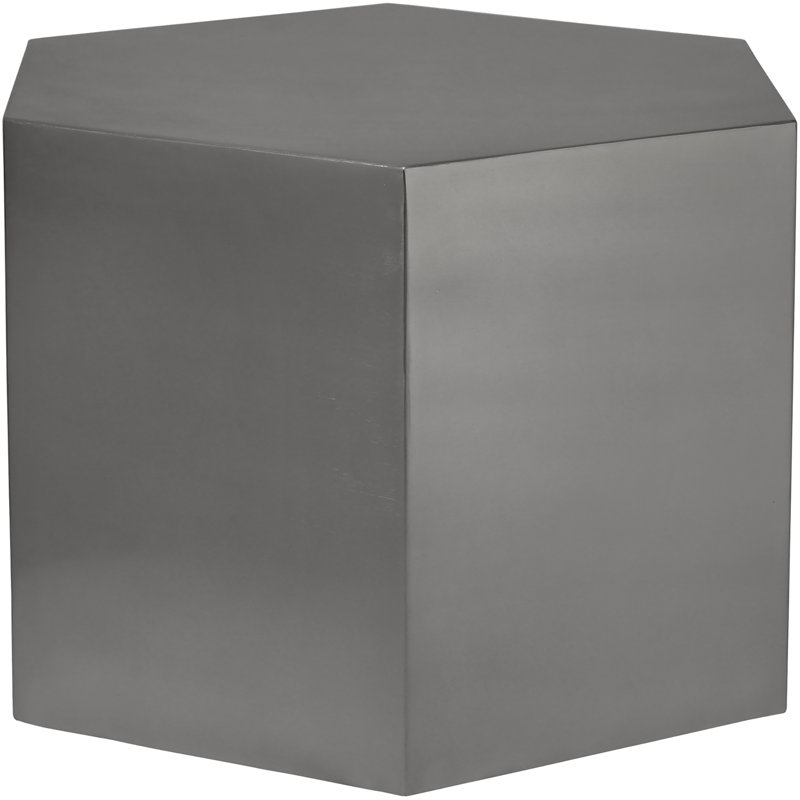 Elkins Park Coffee Table, Brushed Chrome