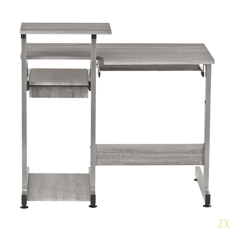 Bureau d'ordinateur complet, Gris
