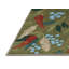 Tapis botanique brun lavable à la machine-1804098859