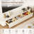 Minimalist Floor TV Stand, No Assembly Required, Long Media Console with Hidden Storage Drawers-1653399563-1653399562