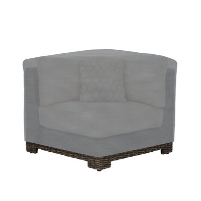 Housse de protection pour chaise de patio extérieure imperméable à haute densité, housse de protection pour chaise de coin