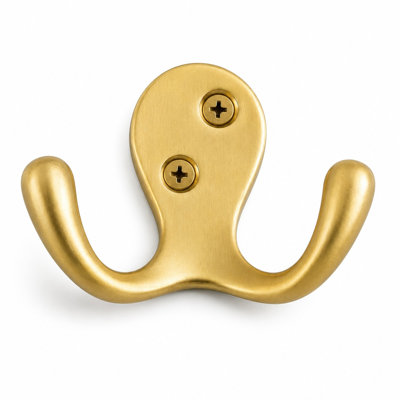 Arco - Double Wall Brass Hook