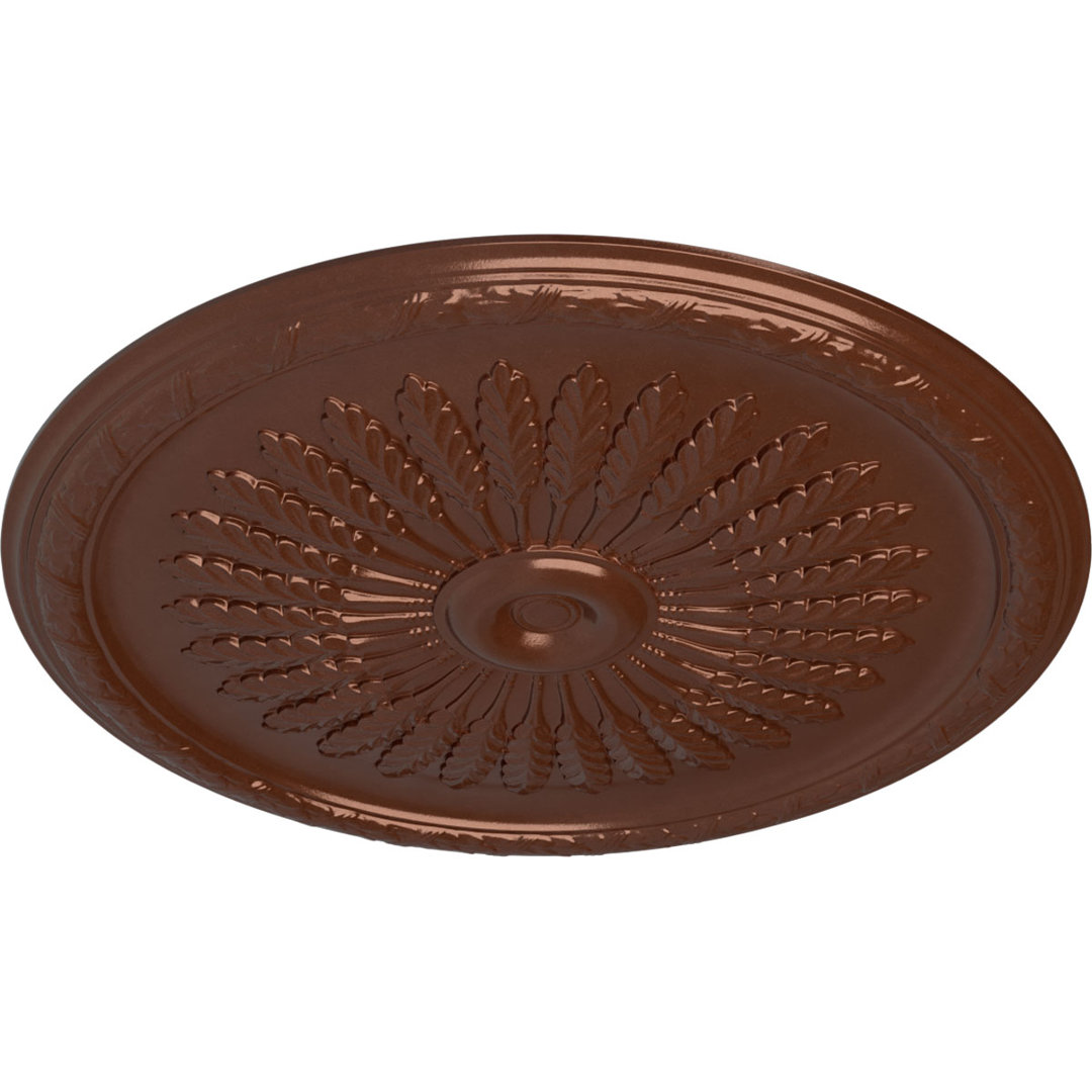 Endurathane Juniper Ceiling Medallion, 36"OD x 1 1/2"P (Fits Canopies up to 7") Ekena Millwork 