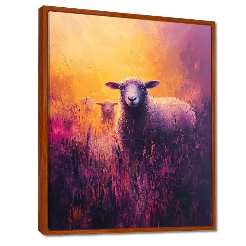 Drossart - animaux, impressions sur toile, H 40 po x l 30 po, Reproduction avec cadre flottant, Brun