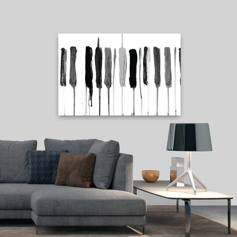 Wolfgang Splat, art contemporain abstrait, 32" H x 48" W