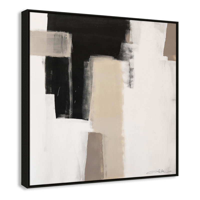 Earth Scapes I-A Print by Casa Fine Arts, 41.5" H x 41.5" W x 2" D, Espresso Floater Framed