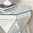 Coffee Table With Mirror Crystal Inlay