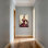 «Wine Versing Woman In Red Dress», reproduction d'art sur toile tendue sur toile, ensemble de 1