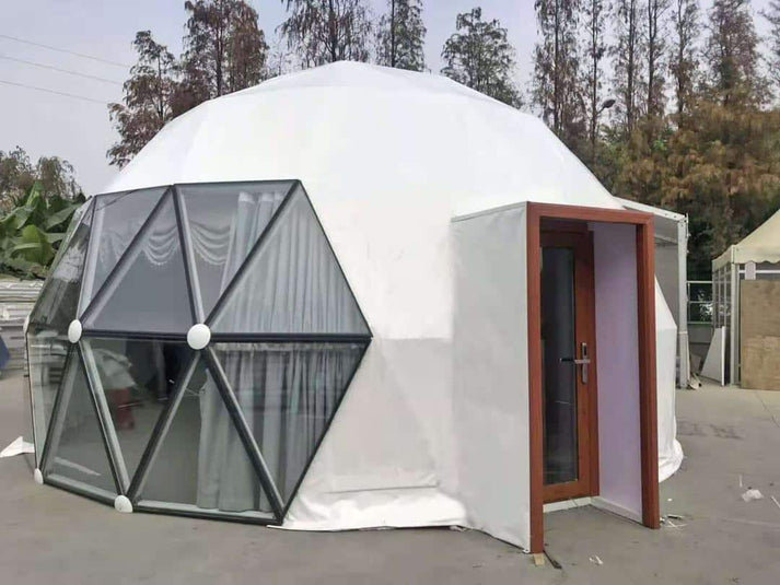 Domespaces Geodesic Dome with Glass Panoramic Window - Wayfair Canada