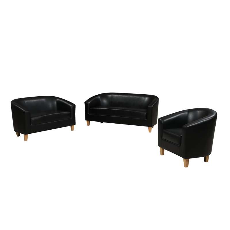 Claridon Faux Leather Loveseat