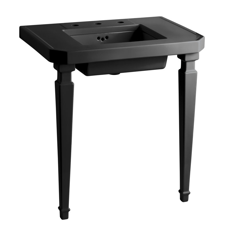 Pieds de table Kathryn®, Noir, noir, noir, noir