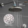 Retro Wall Mount 3 Funtions Rainfall Shower System with 3 Setting Handheld, Bath Spout, Rough-In Valve and Diverter
