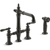 Artifacts® Bridge Faucet with Side Spray