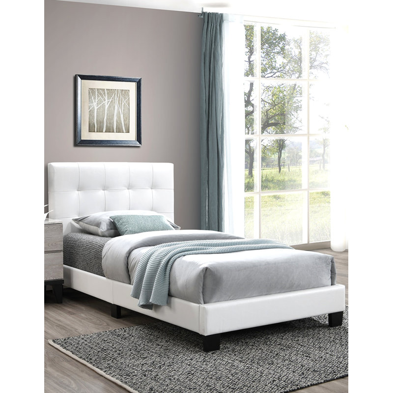 Mobilier de chambre à coucher de style moderne 1pc, Lit simple