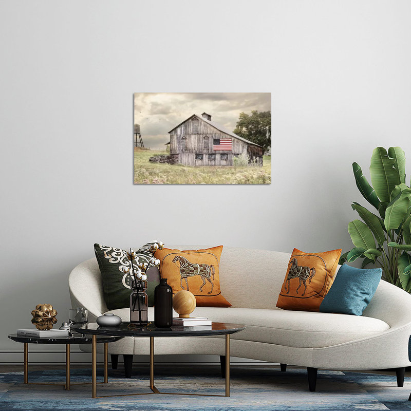 «Wild Virginia Barn», impression sans cadre, H 16 po x l 24 po x P 0,25 po