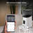 Penthouse Paws Smart HD Automatic Pet Feeder, 6L Dry Food Capacity, 1080p Camera, 2-Way Audio, Scheduled Meals,  Backup Power, Easy to clean, Anti-Jam Design for Cat & Dog, White-102878001