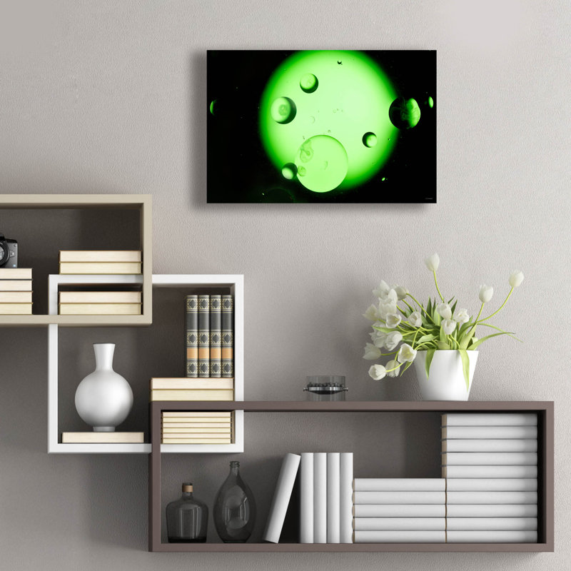 'Oil And Water 02' by Gordon Semmens Acrylic Glass Wall Art, 16" H x 24" W x 0.2" D