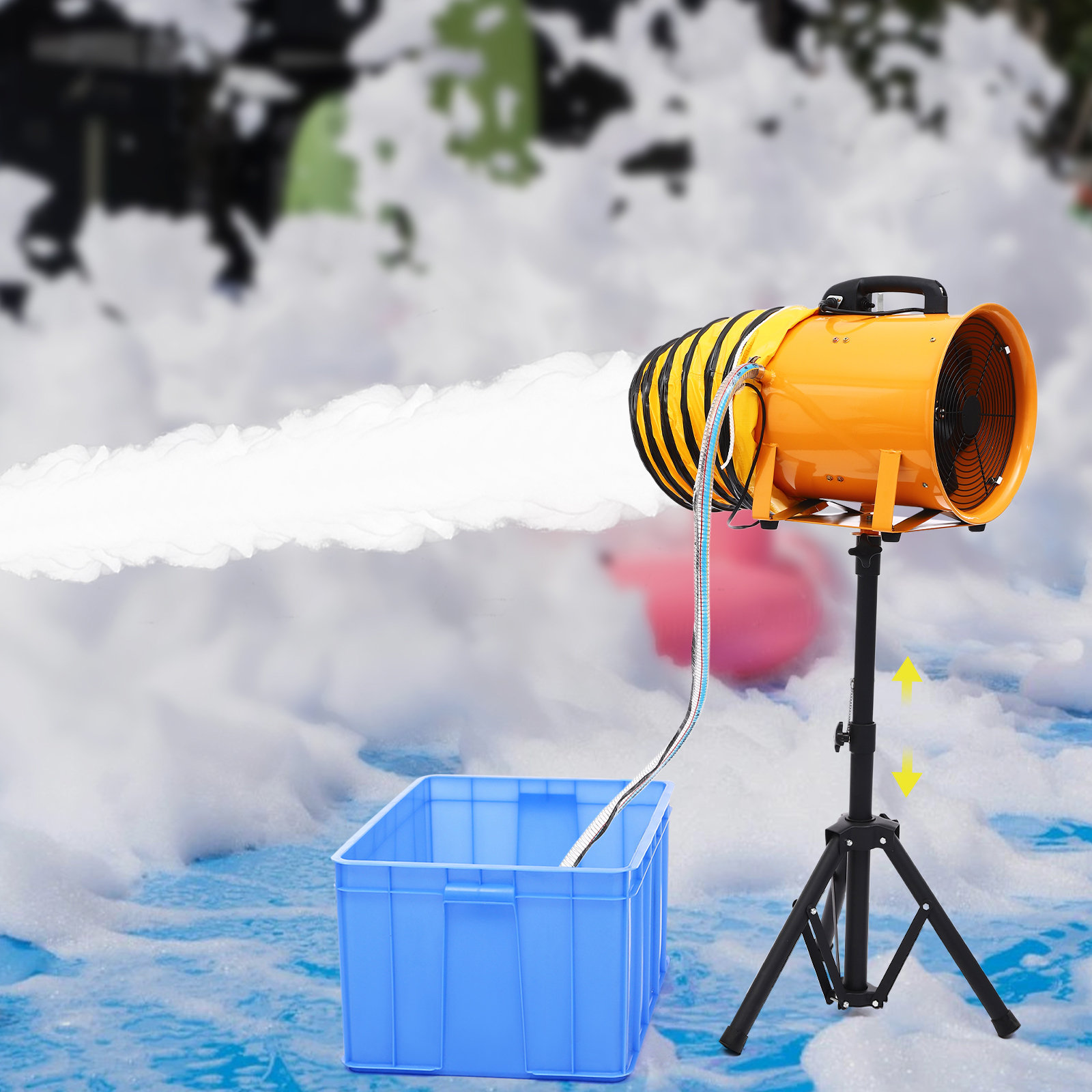 Foam Timer Machine CNCEST Foam Machine With Stand for Party & Reviews | Wayfair