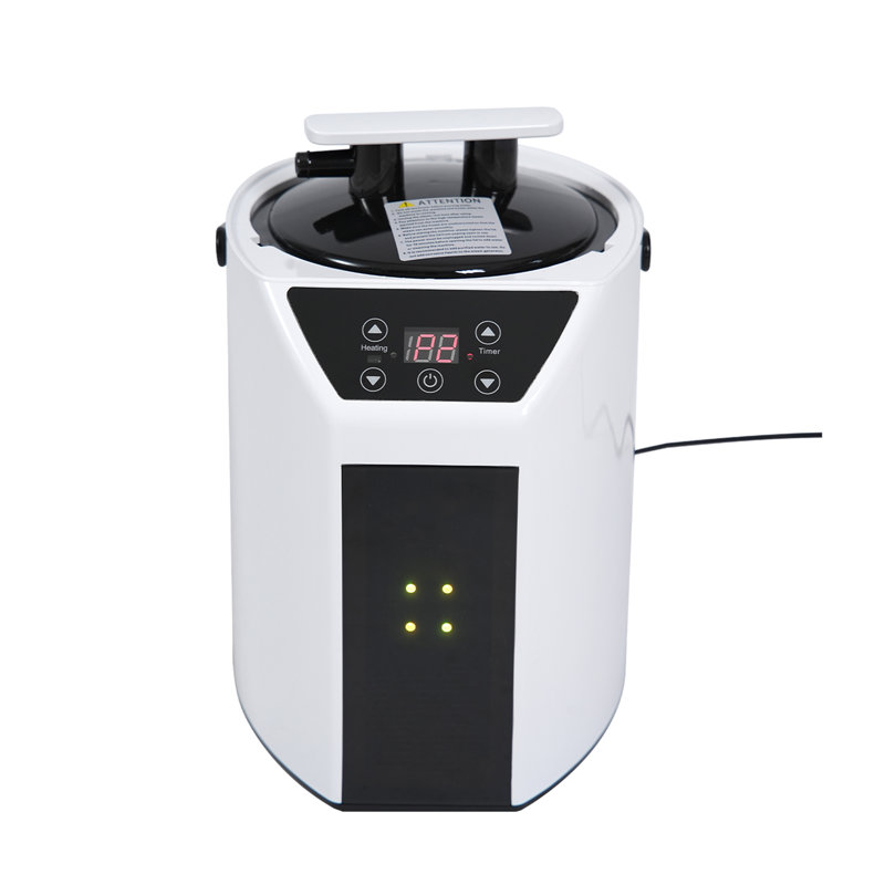 Sauna Steamer Portable Pot, 3L Stainless Steel Steam Generator With Remote Control, Smart Touch Button, Spa Machine With Timer Display Mist Moisturizing For Body Detox