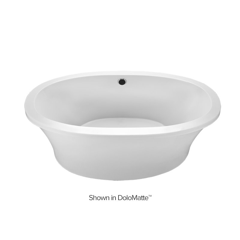 Louise 1 Freestanding Soaker Tub - Matte, Left
