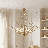 Rivage 4-Light Hubbs in Warm Brass-293880104